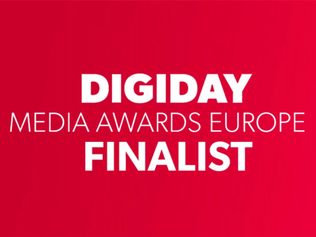 optAd360 AI Engine is a finalist for the 2022 Digiday Media Awards Europe