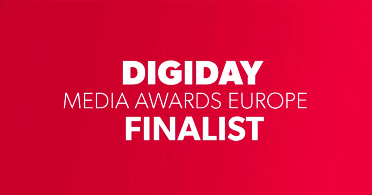 optAd360 AI Engine is a finalist for the 2022 Digiday Media Awards Europe